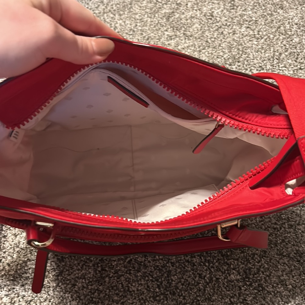 Red nylon Kate Spade crossbody bag - Picture 3 of 4